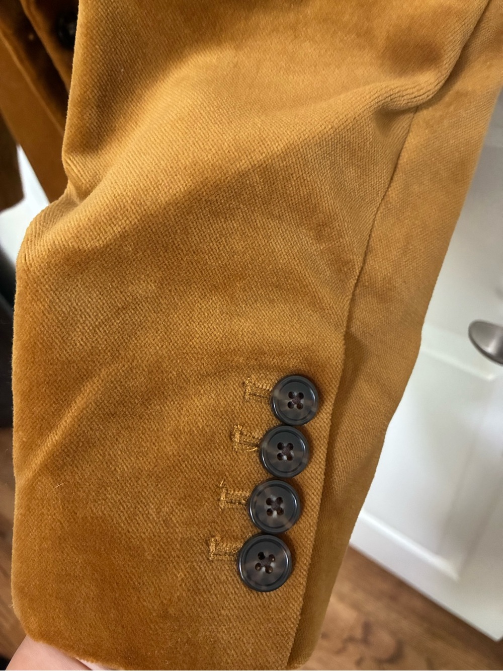 J. Crew Velvet Blazer in Warm Brown - Picture 4 of 9